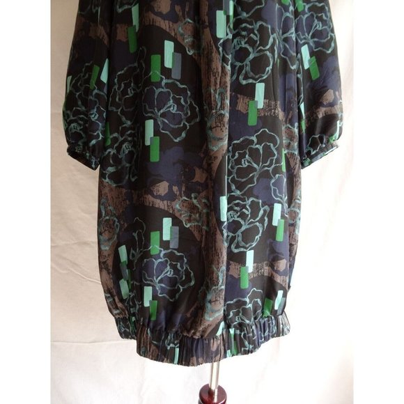 Classiques Entier 100% Silk Geo Pop Art Tunic Dress - Size Small - Picture 6 of 10